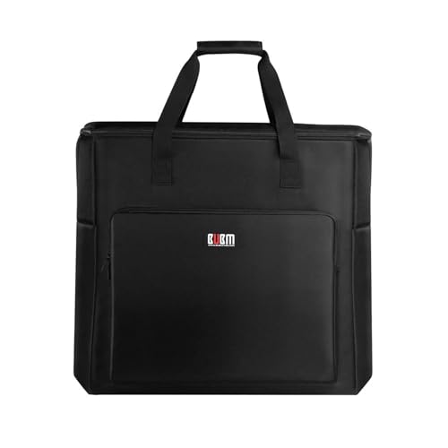 Desktop Computer Carrying Case with Keyboard Storage