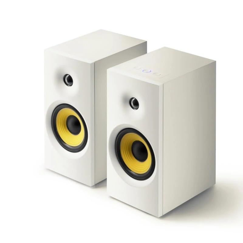 Bluetooth Bookshelf Desktop Speakers with Subwoofer