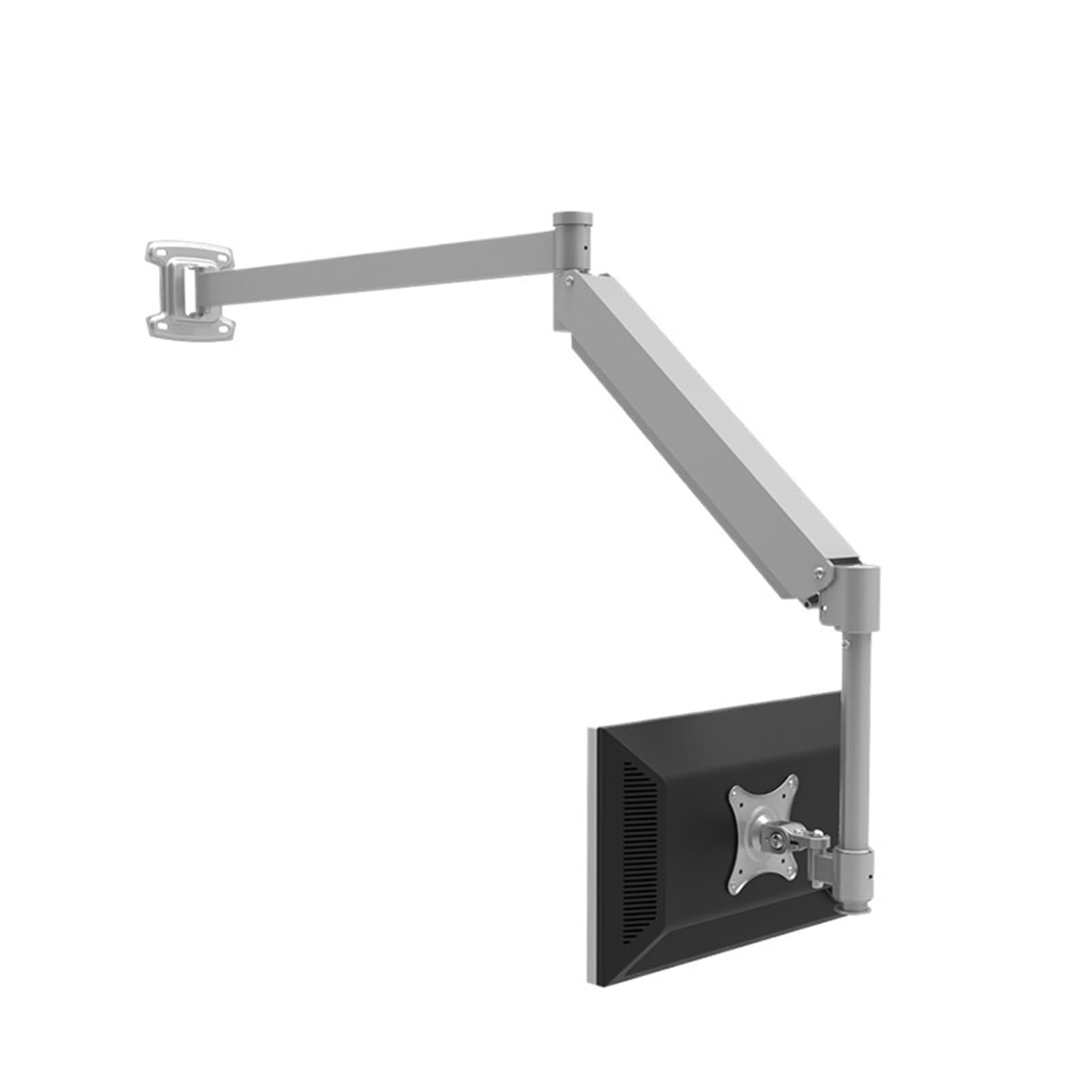 Wall-Mounted Gas Spring Monitor Arm Stand