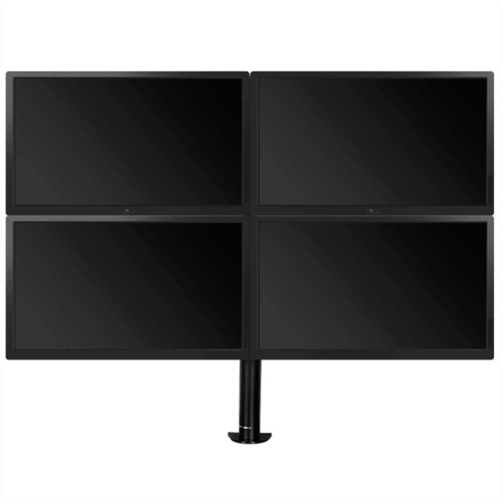 Quad Monitor Desk Mount Stand for Up to 30-Inch Displays