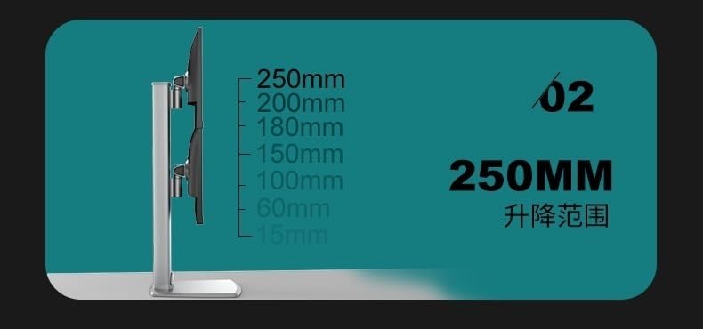 4-in-1 Monitor Arm Desk & Wall Mount Stand