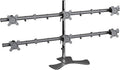 Six Monitor Desk Mount Stand for 15–27 Inch Displays