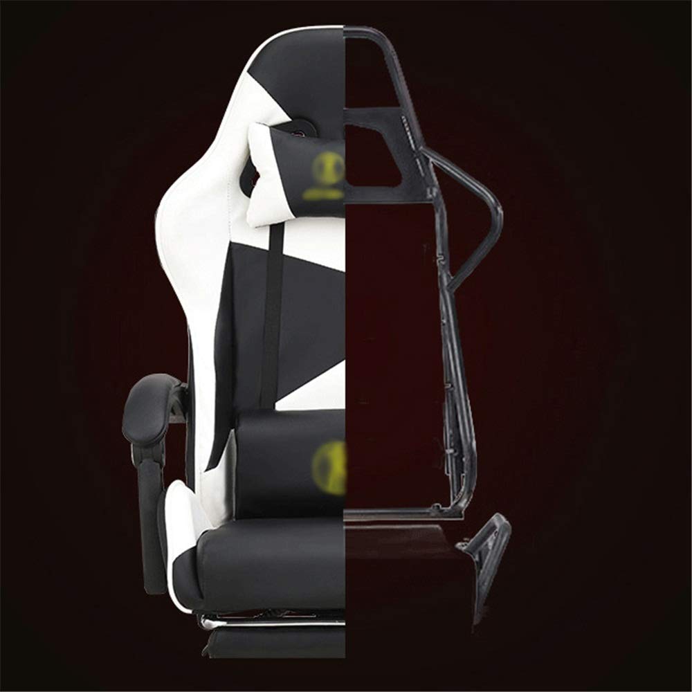 Ergonomic Gaming Chair with Footrest