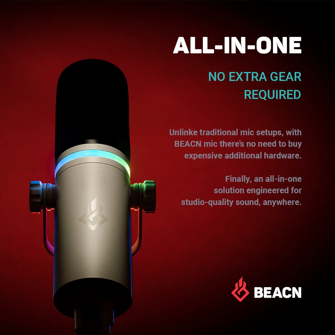 Dynamic USB Microphone with Adjustable Mic Arm