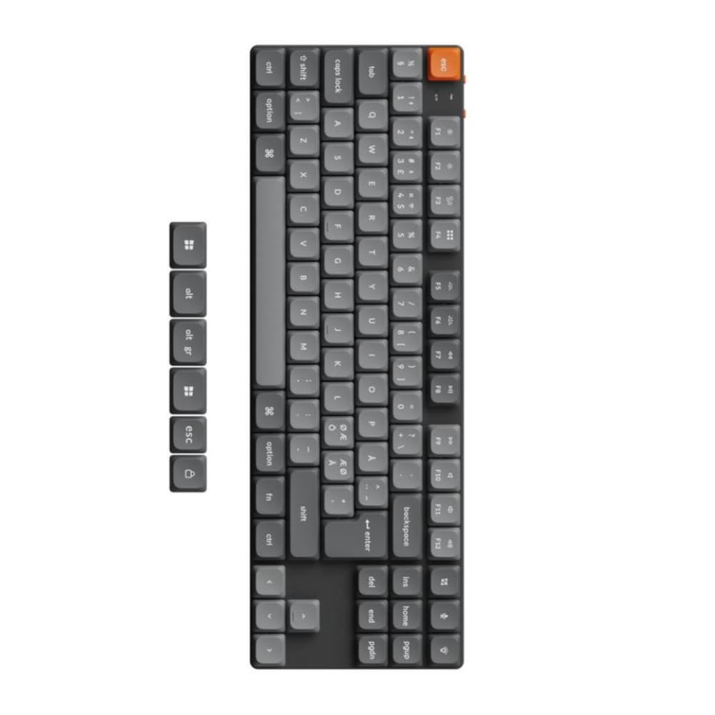 Low Profile Wireless Mechanical Keyboard PBT Keycaps