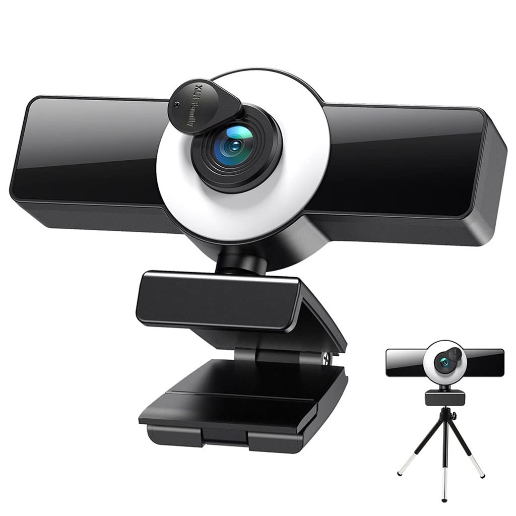 4K 8K Autofocus Webcam with LED Fill Light