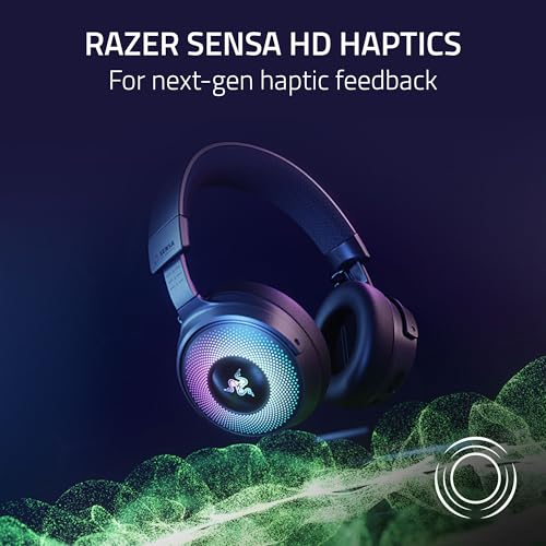 Wireless Gaming Headset with OLED Control Hub