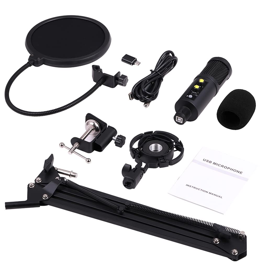 USB Gaming Microphone for Recording & Streaming