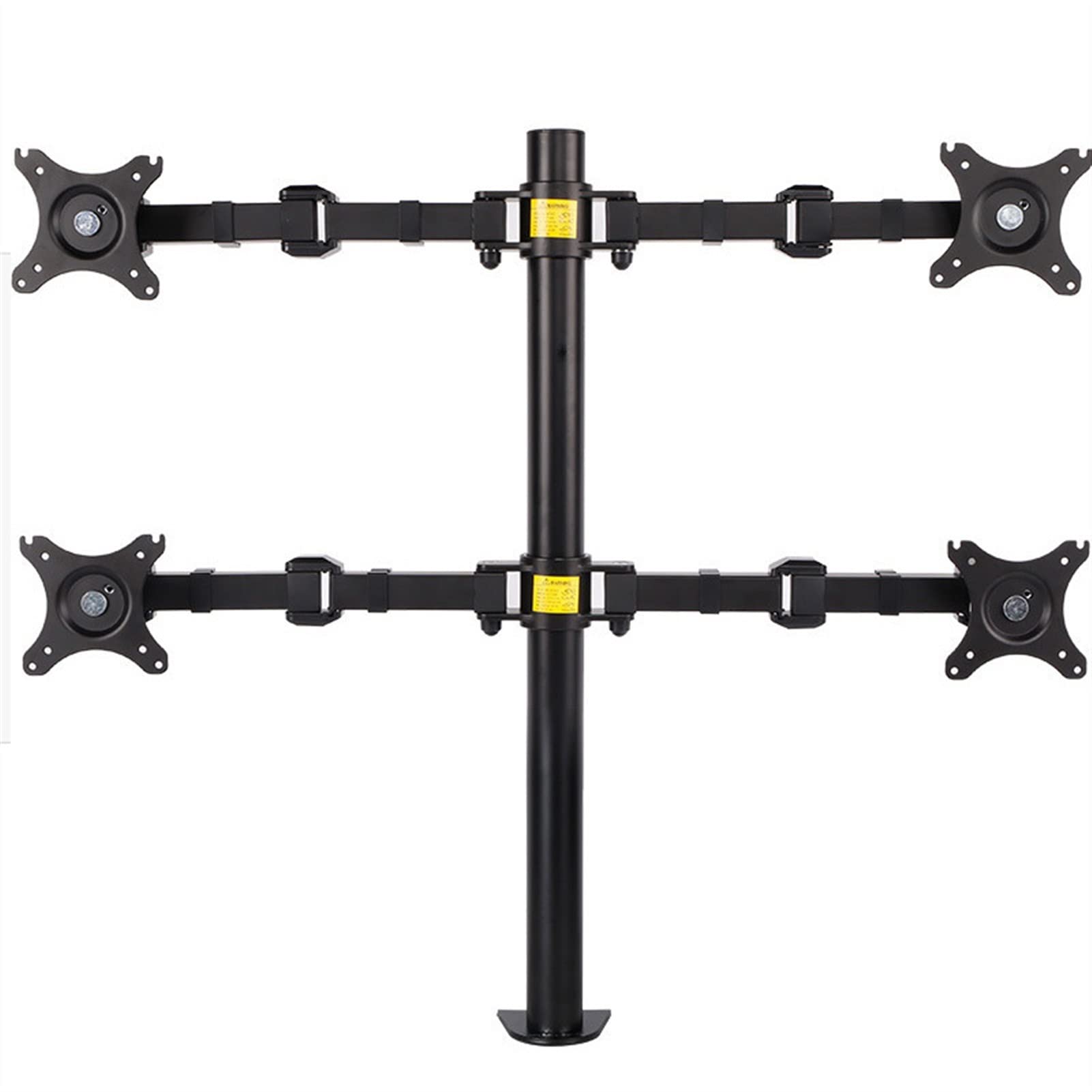 Quad Monitor Desk Mount Stand for Up to 30-Inch Displays