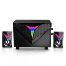 RGB Gaming Soundbar with Heavy Bass 2.1 Speakers