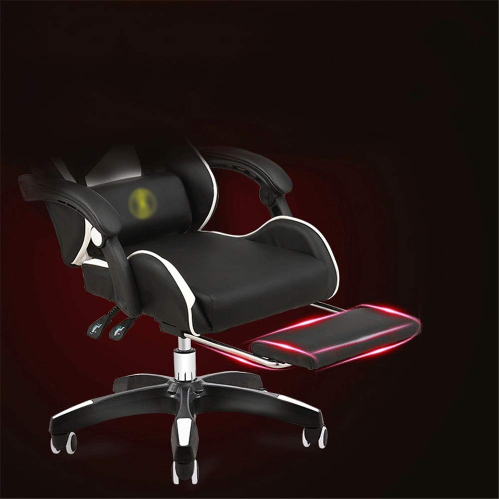 Ergonomic Gaming Chair with Footrest