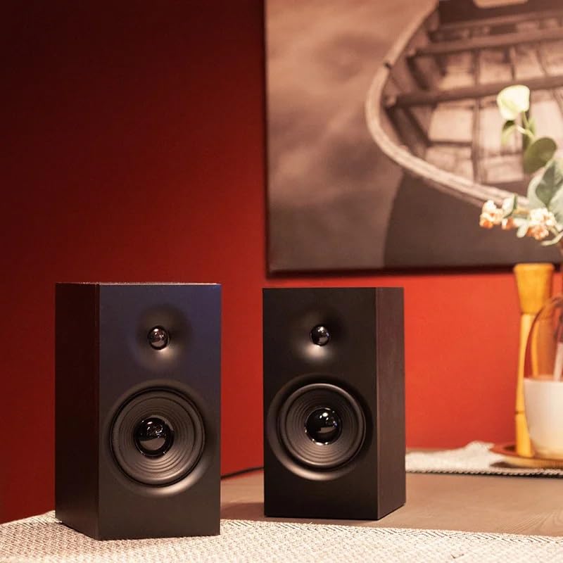 Bluetooth Bookshelf Desktop Speakers with Subwoofer