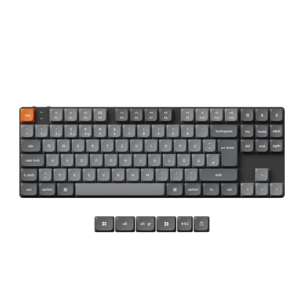 Low Profile Wireless Mechanical Keyboard PBT Keycaps