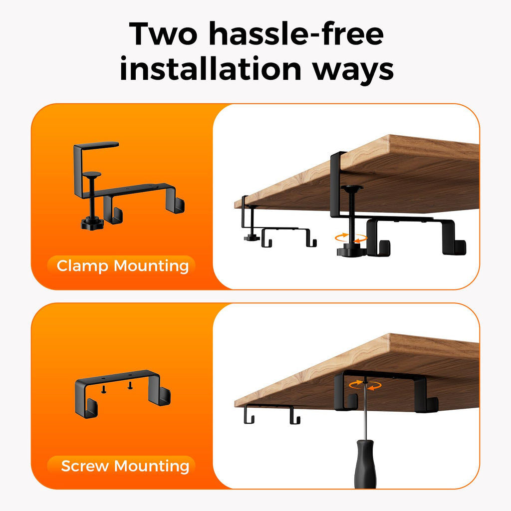 38-Inch Under Desk Cable Management Tray