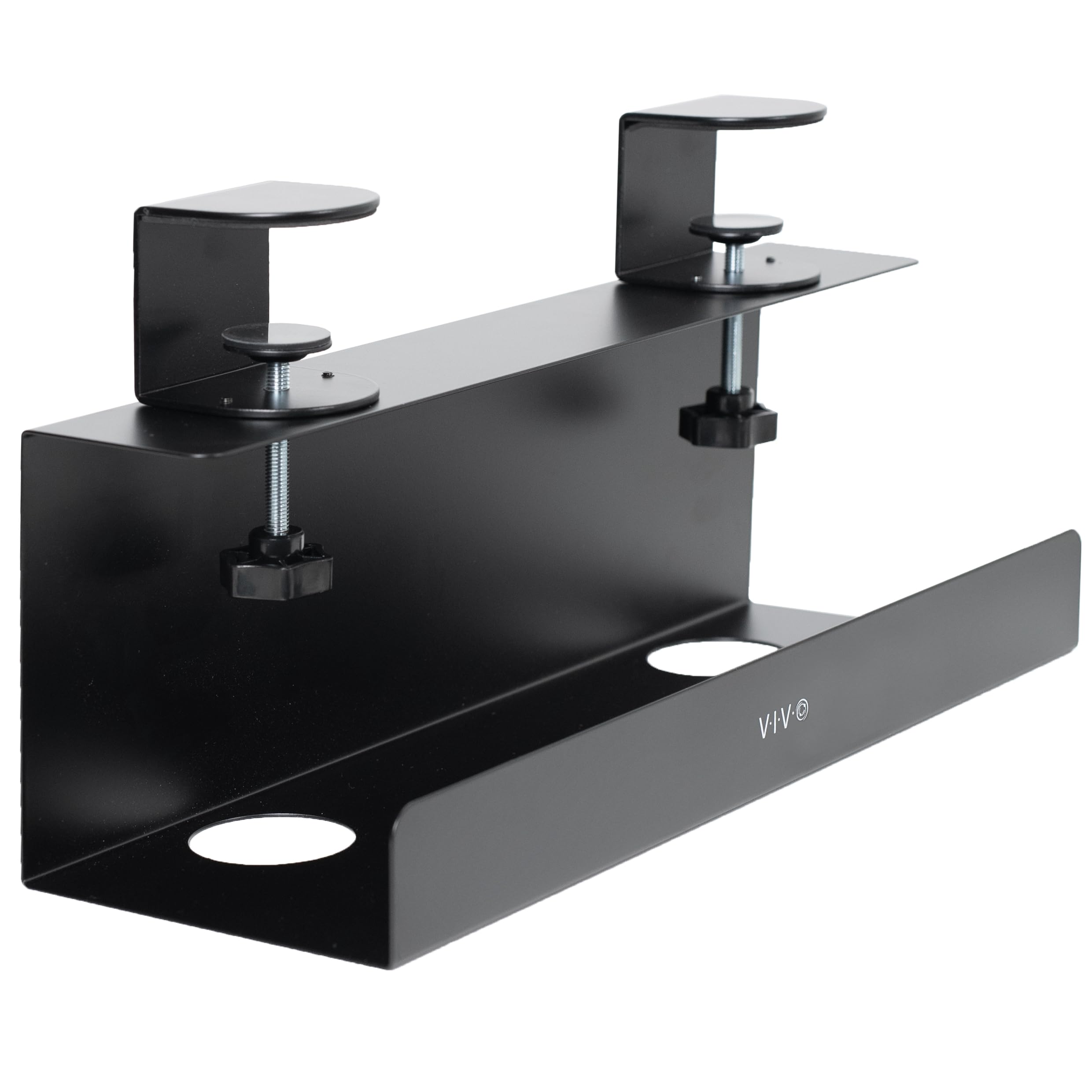 17-Inch Clamp-On Under Desk Cable Management Tray