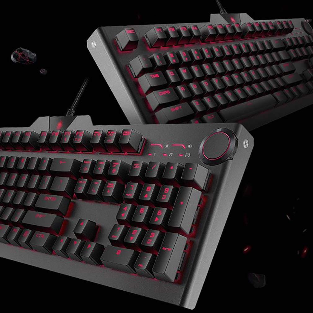 Mechanical Gaming Keyboard 104 Keys Blue Switches