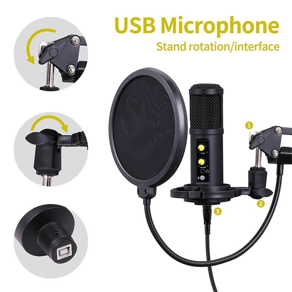 USB Gaming Microphone for Recording & Streaming