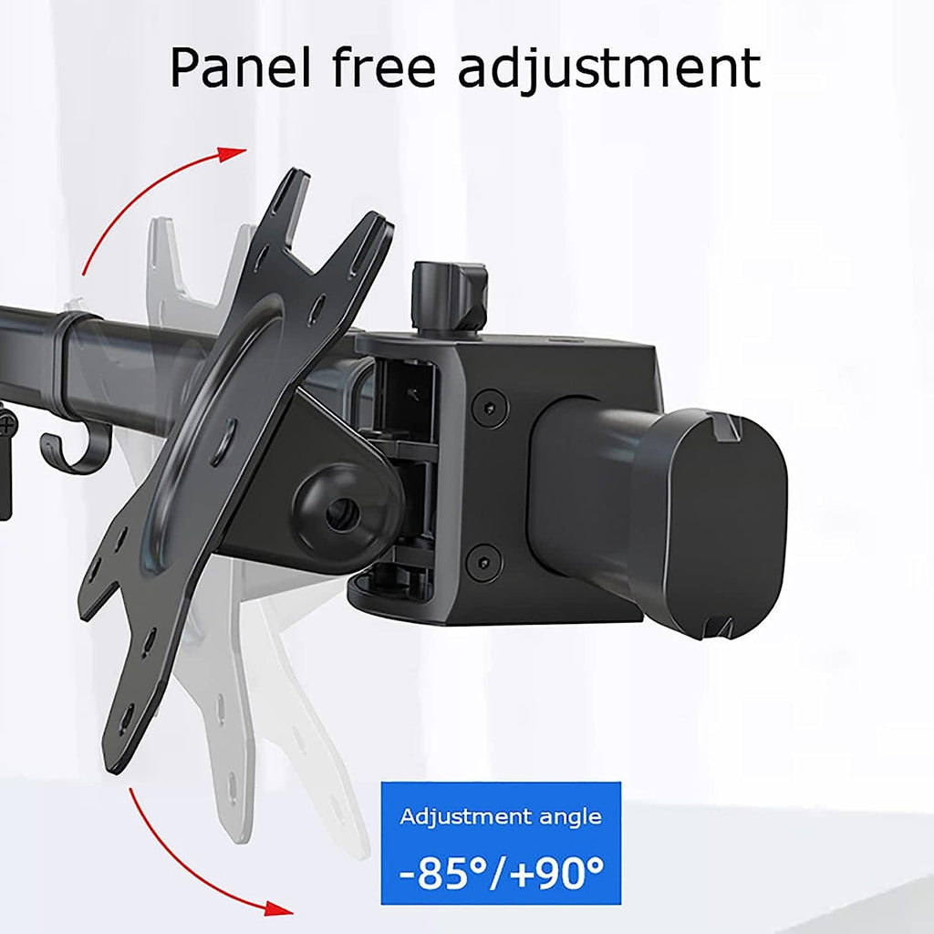 Six Monitor Desk Mount Stand for 15–27 Inch Displays