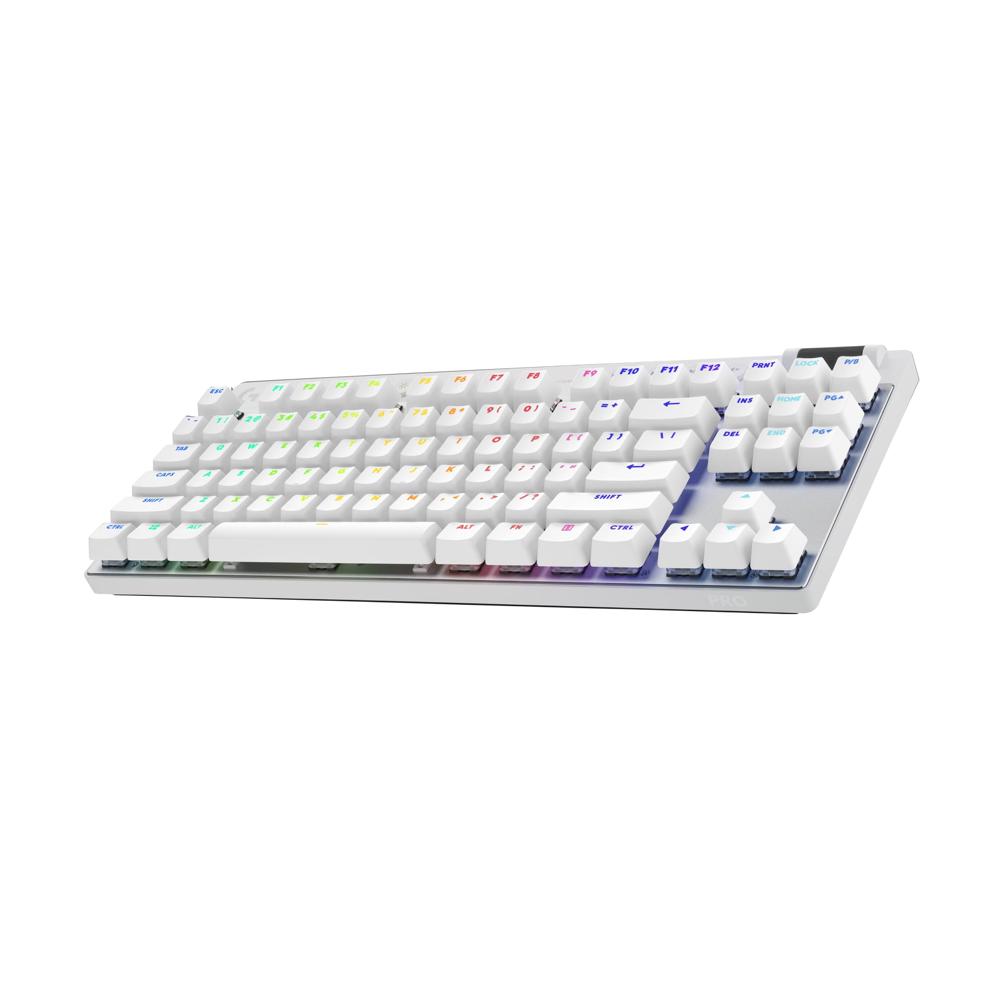 Wireless TKL Gaming Keyboard RGB PBT Keycaps Brown Switch