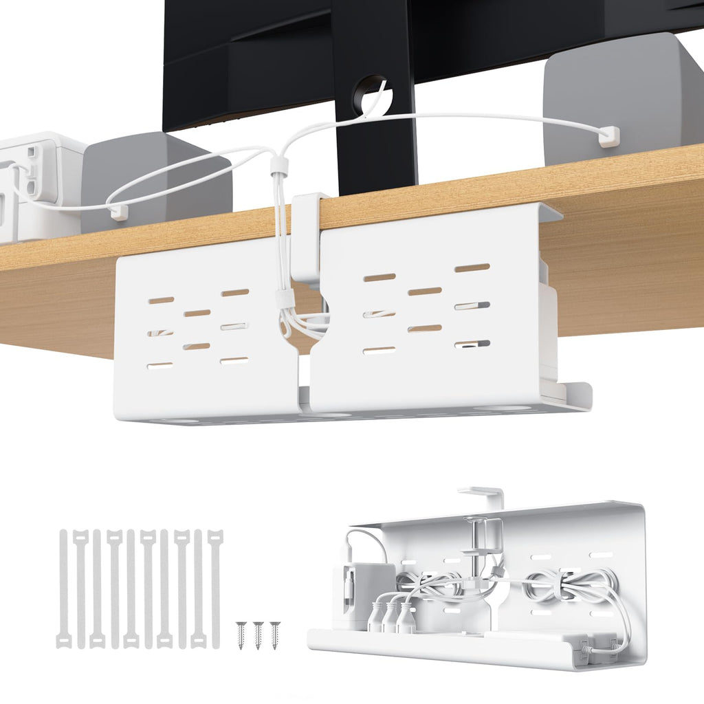 16-Inch Under Desk Cable Management Tray