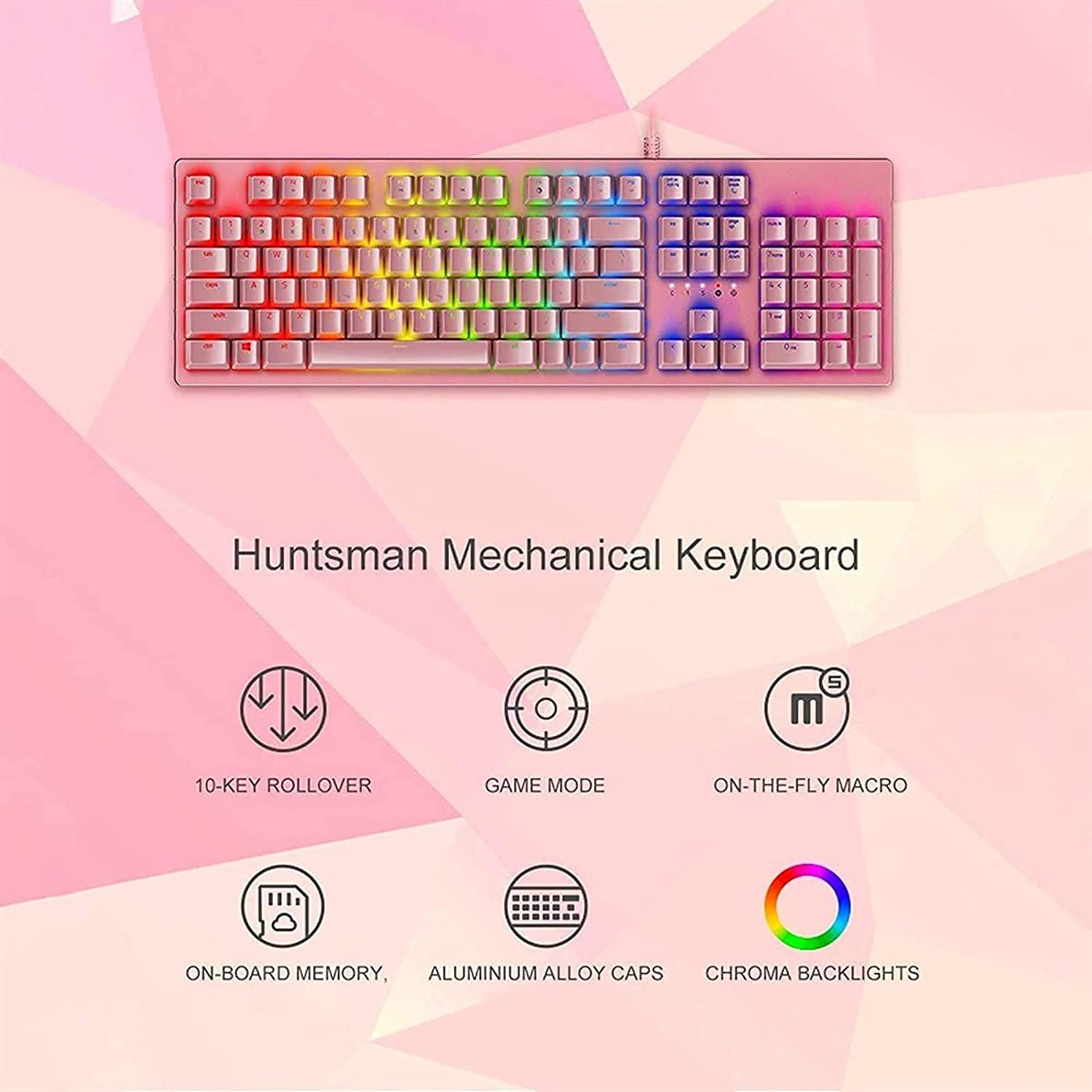 Mechanical Gaming Keyboard RGB Backlit Wired