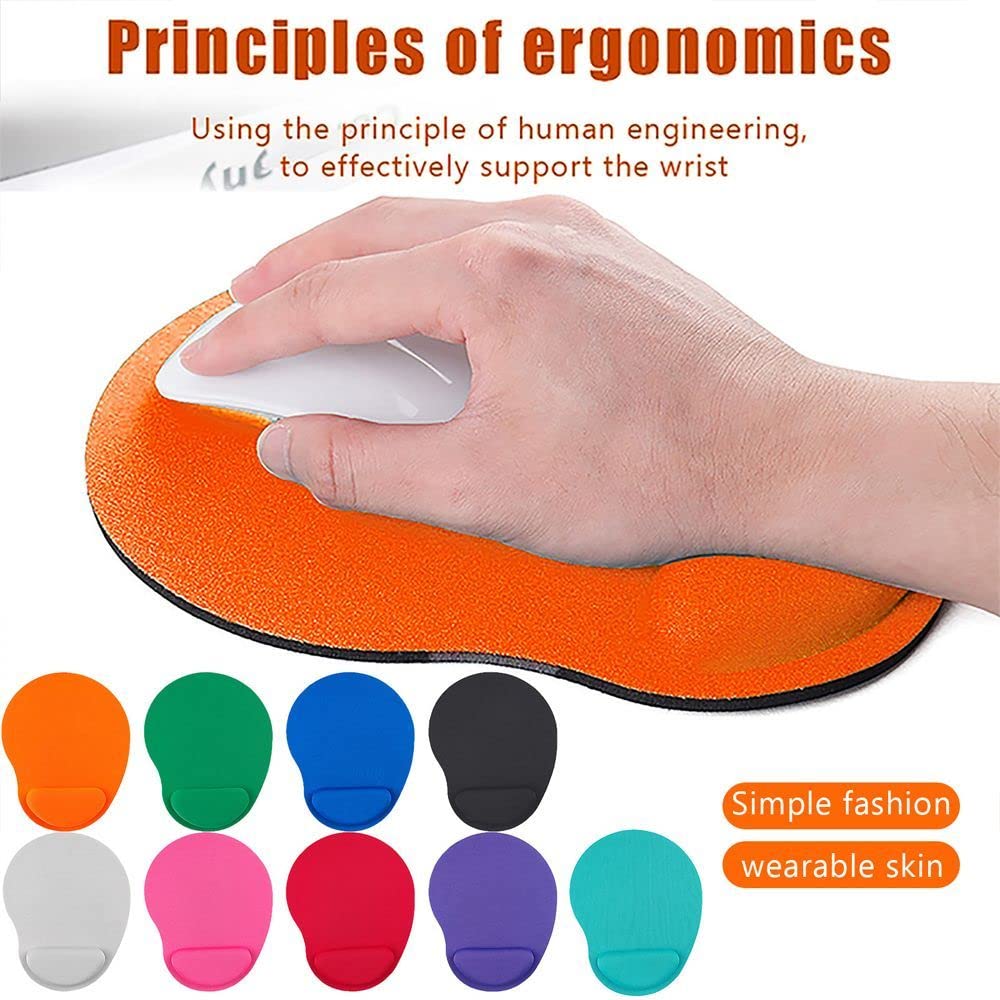 Ergonomic Gel Mouse Wrist Rest Pad Grey
