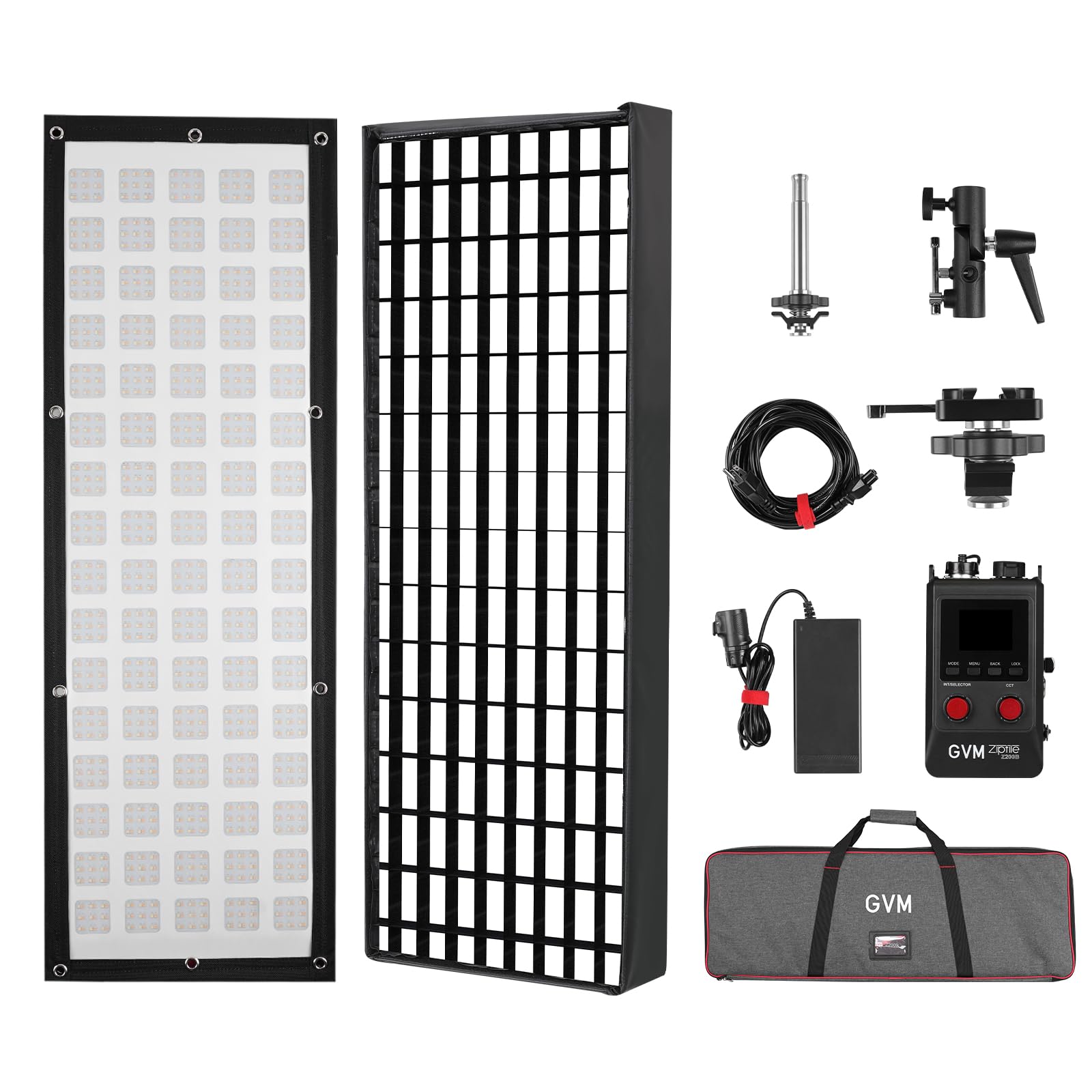 GVM 200W LED Light Panel with Bluetooth Control