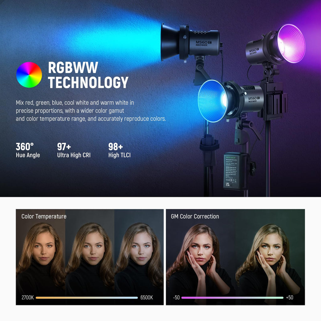 NEEWER Basics RGB Photography Flashlight