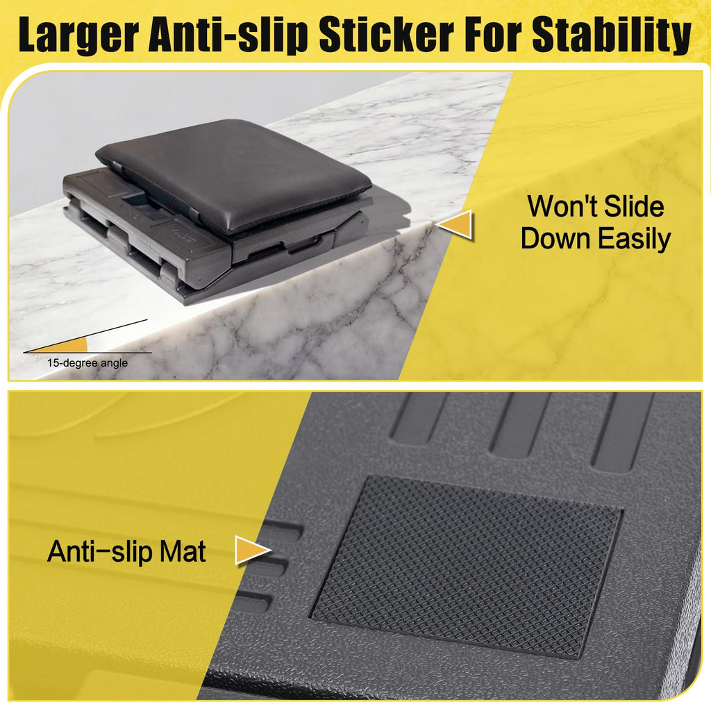 Adjustable Under Desk Foot Rest with Massage Beads