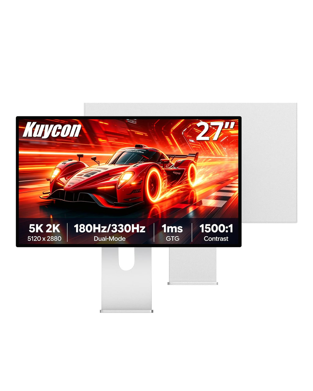27-Inch 5K Gaming Monitor Dual Mode 180Hz/330Hz