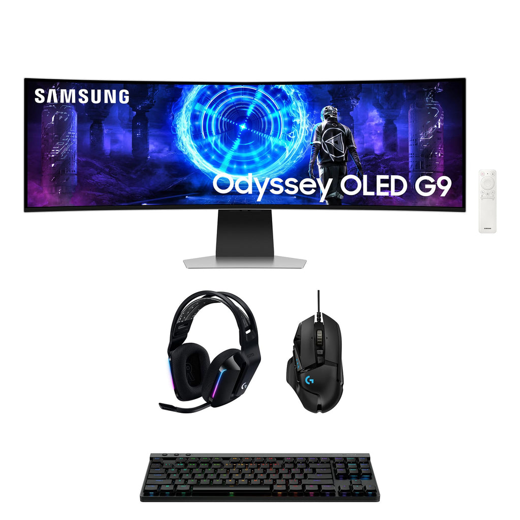 Samsung Computer Monitor with Logitech Computer Accessory Pack
