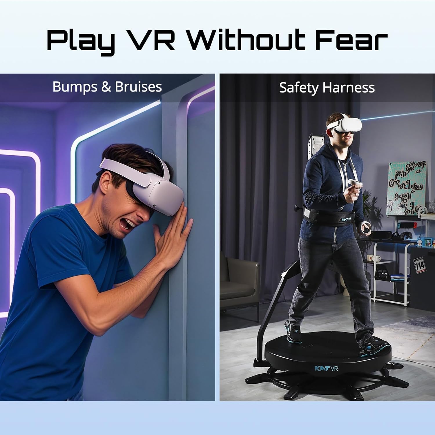 360° VR Treadmill for Fitness & Gaming