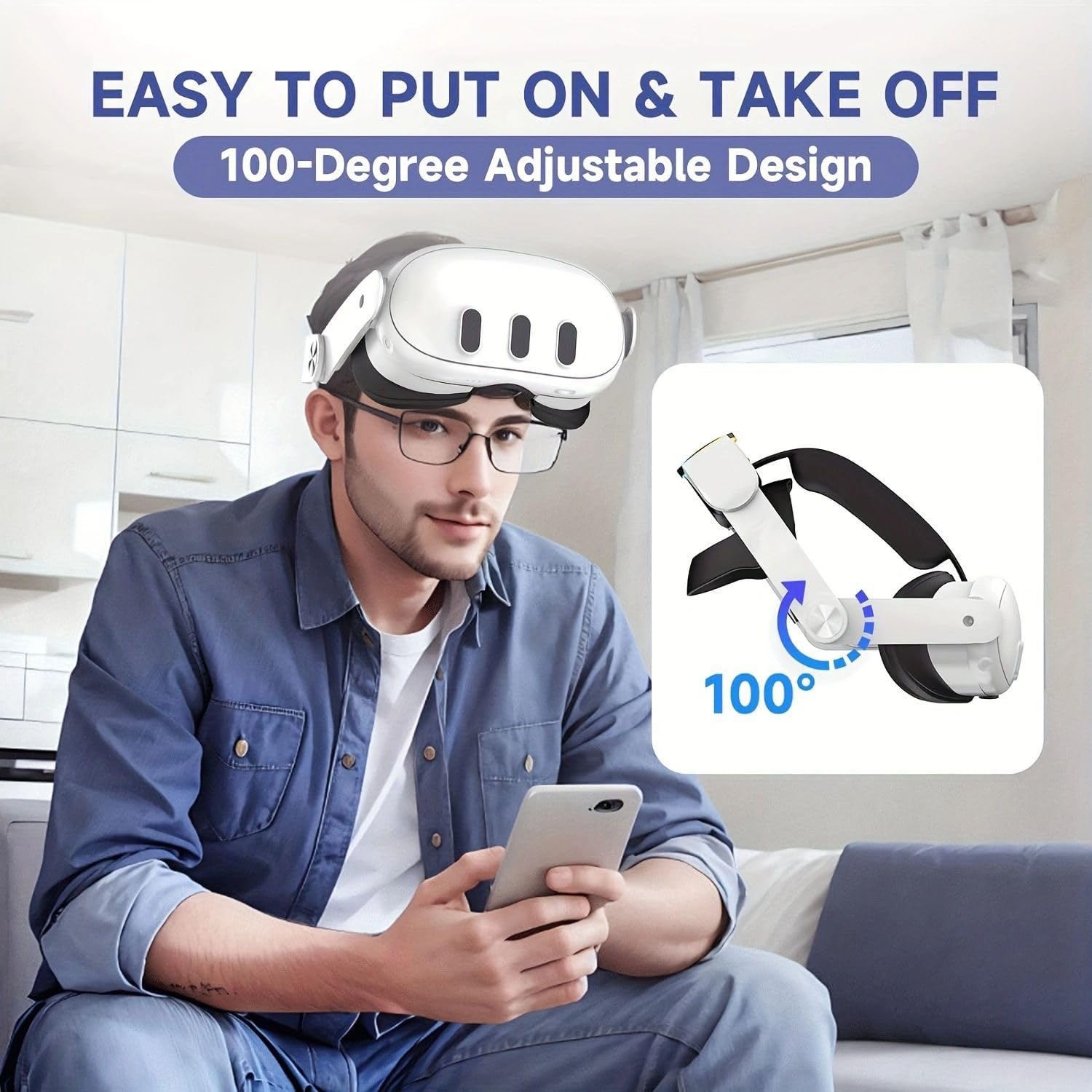 Battery Halo Head Strap for Quest 3/3S