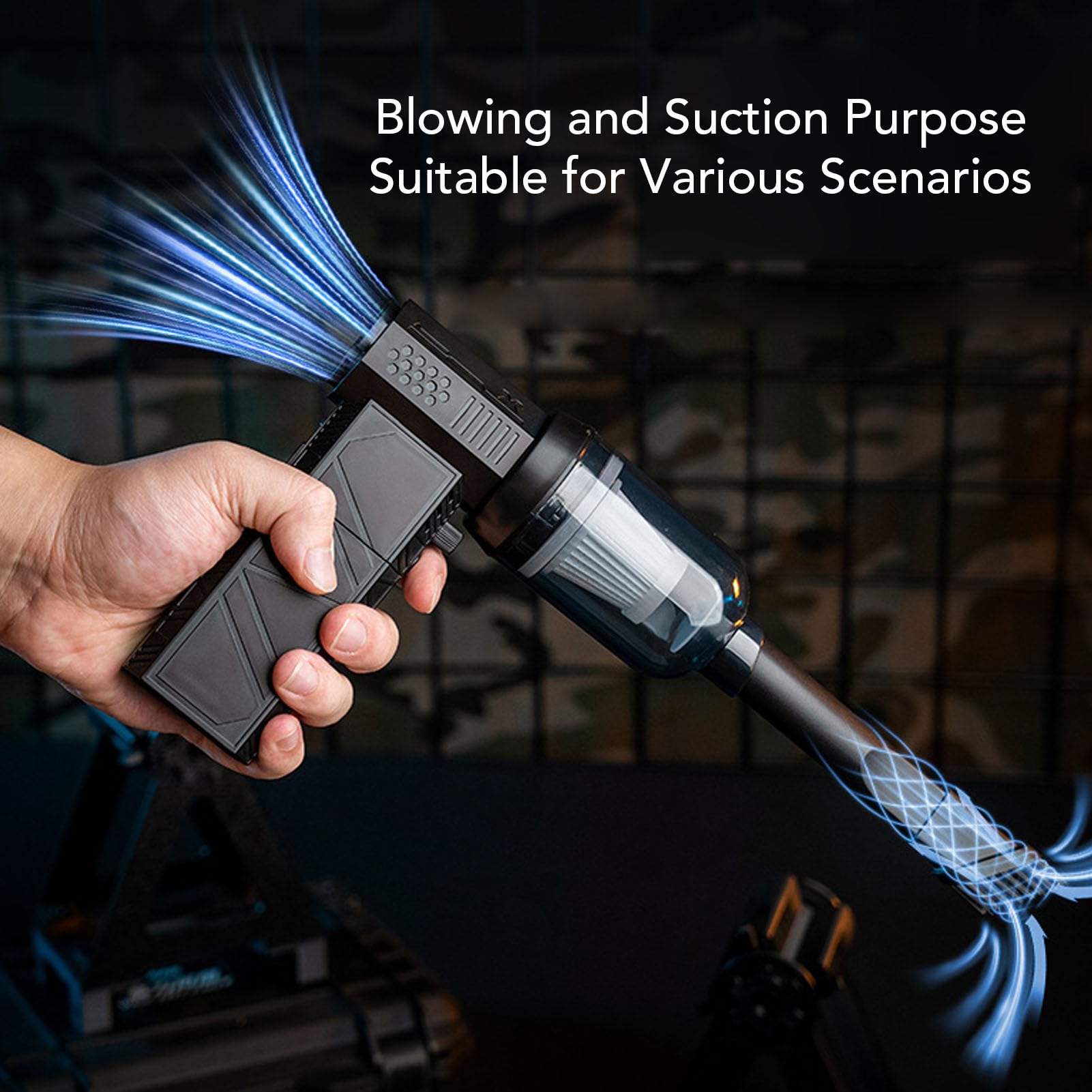 150000RPM Electric Air Duster with LED Light