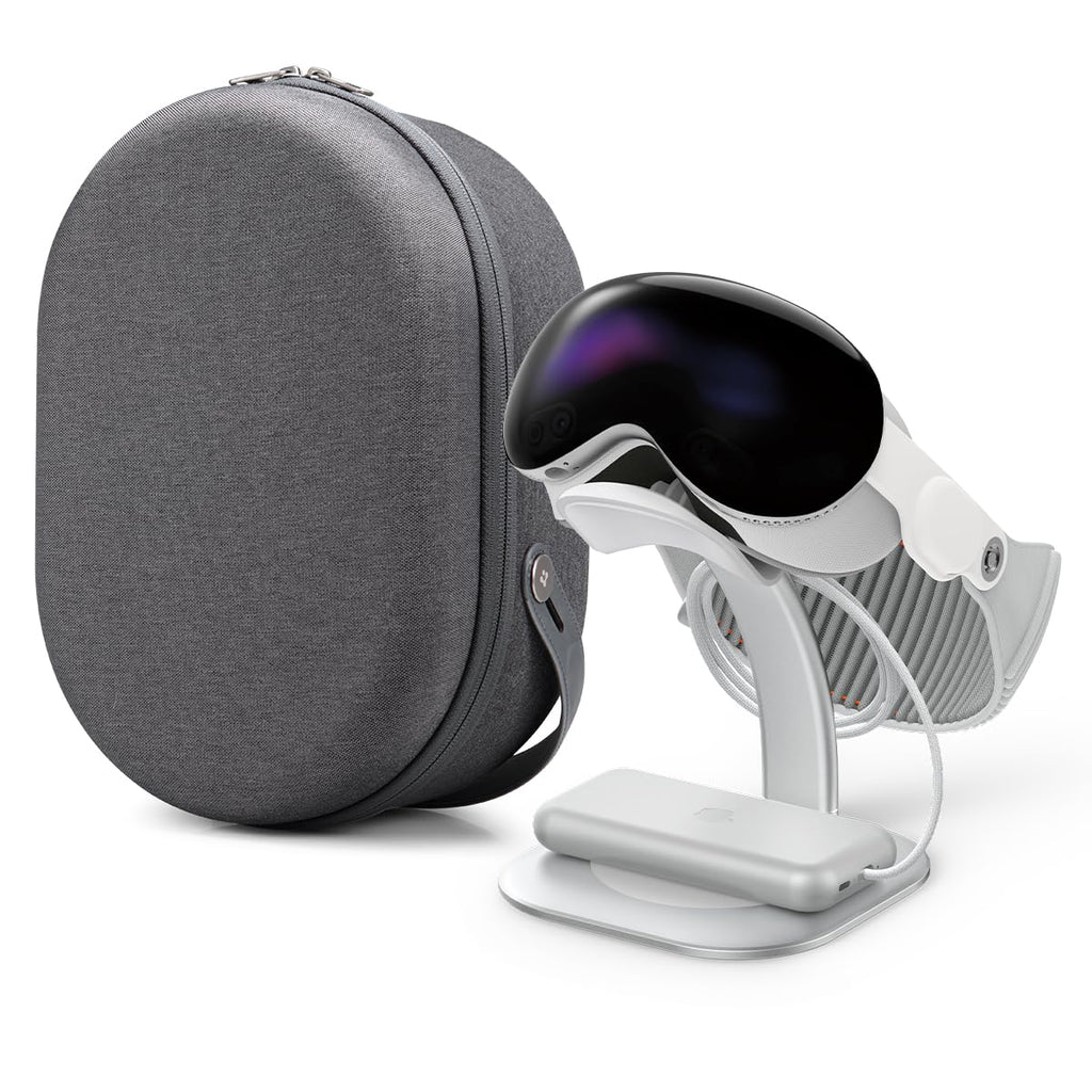 Spigen Klasden Pouch and Stand Bundle Designed for Apple Vision Pro