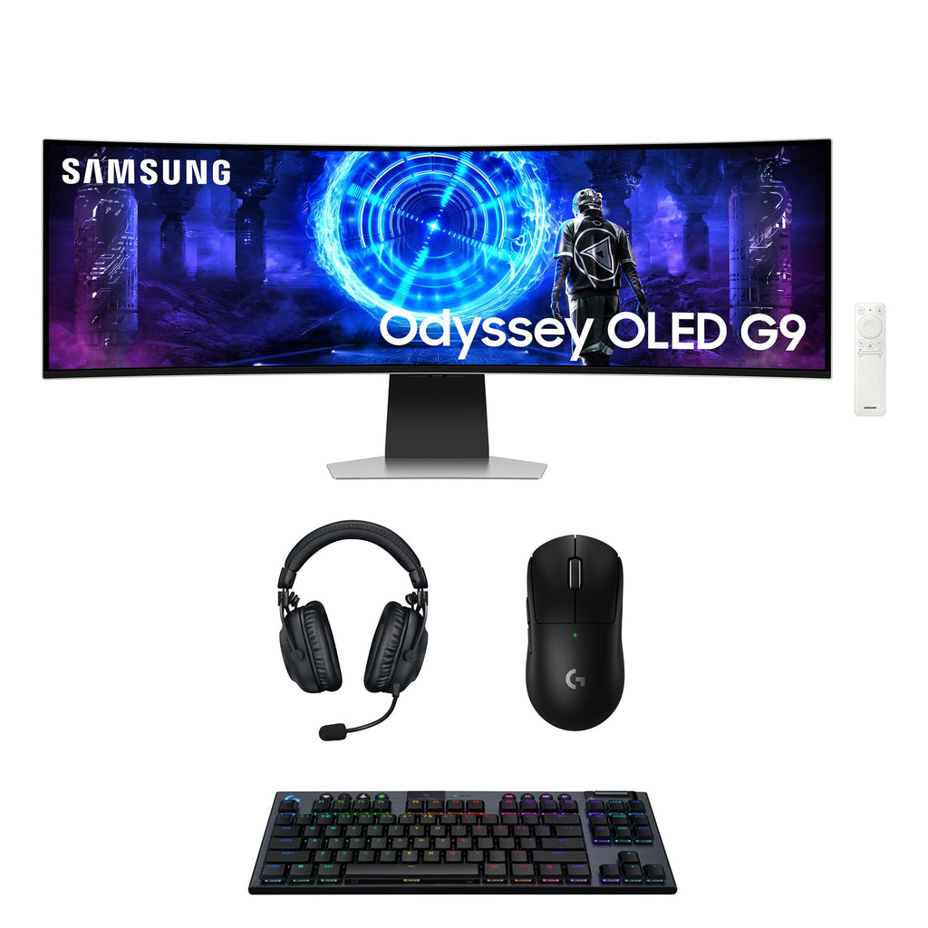 Samsung Computer Monitor with Logitech Computer Accessory Pack