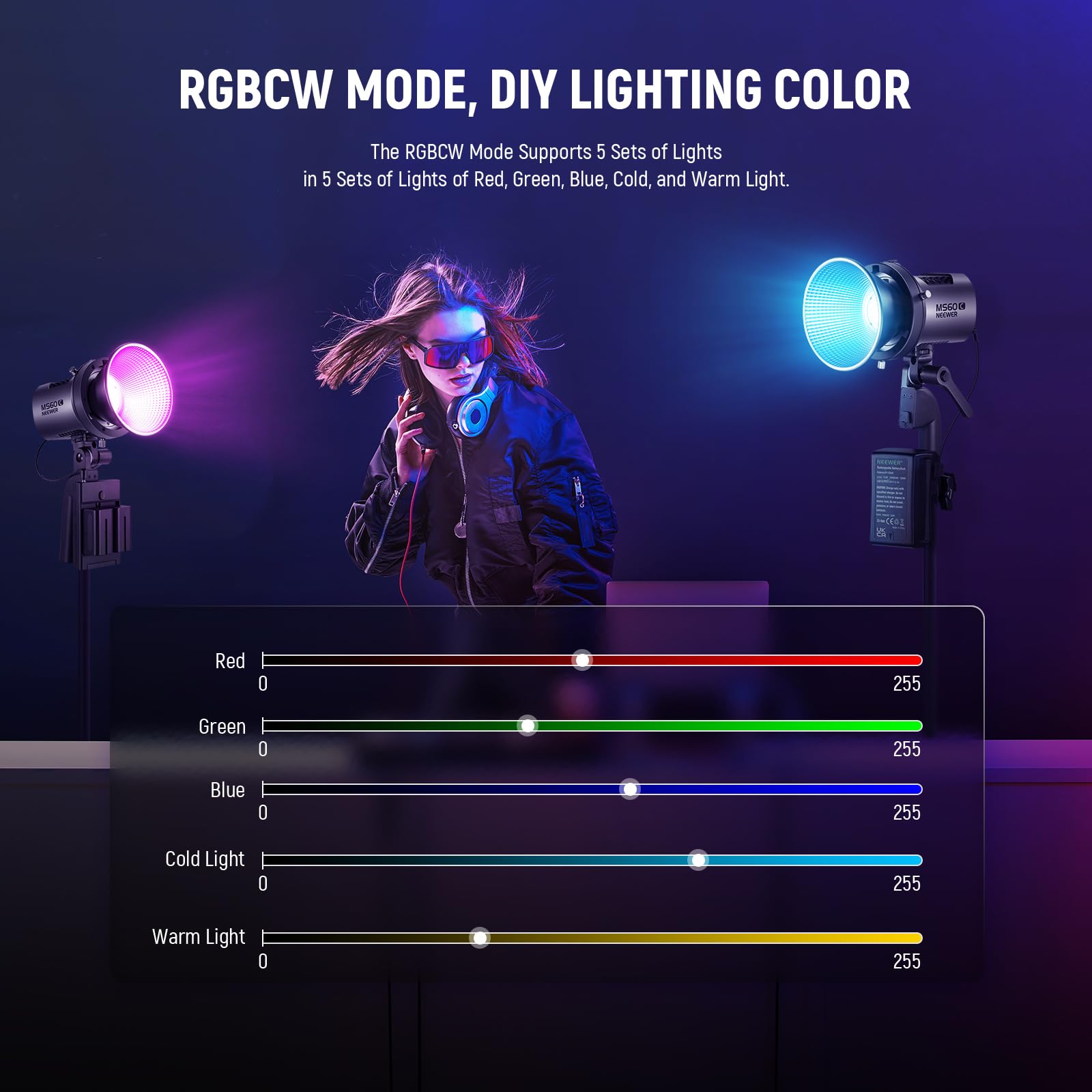 NEEWER Basics RGB Photography Flashlight