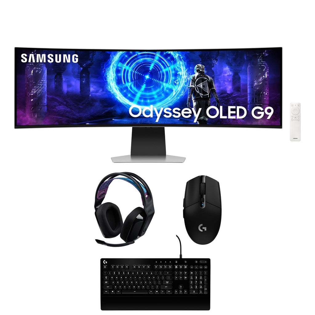 Samsung Computer Monitor with Logitech Computer Accessory Pack