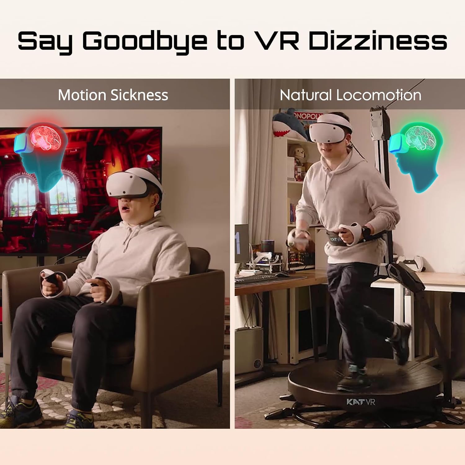 360° VR Treadmill for Fitness & Gaming