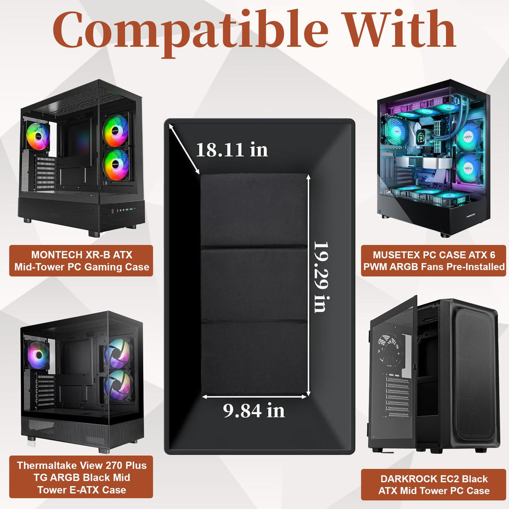 Desktop Tower Carrying Case for PC & Accessories