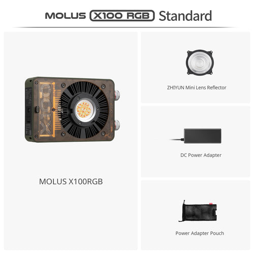 100W RGB Portable Video Light with Softbox