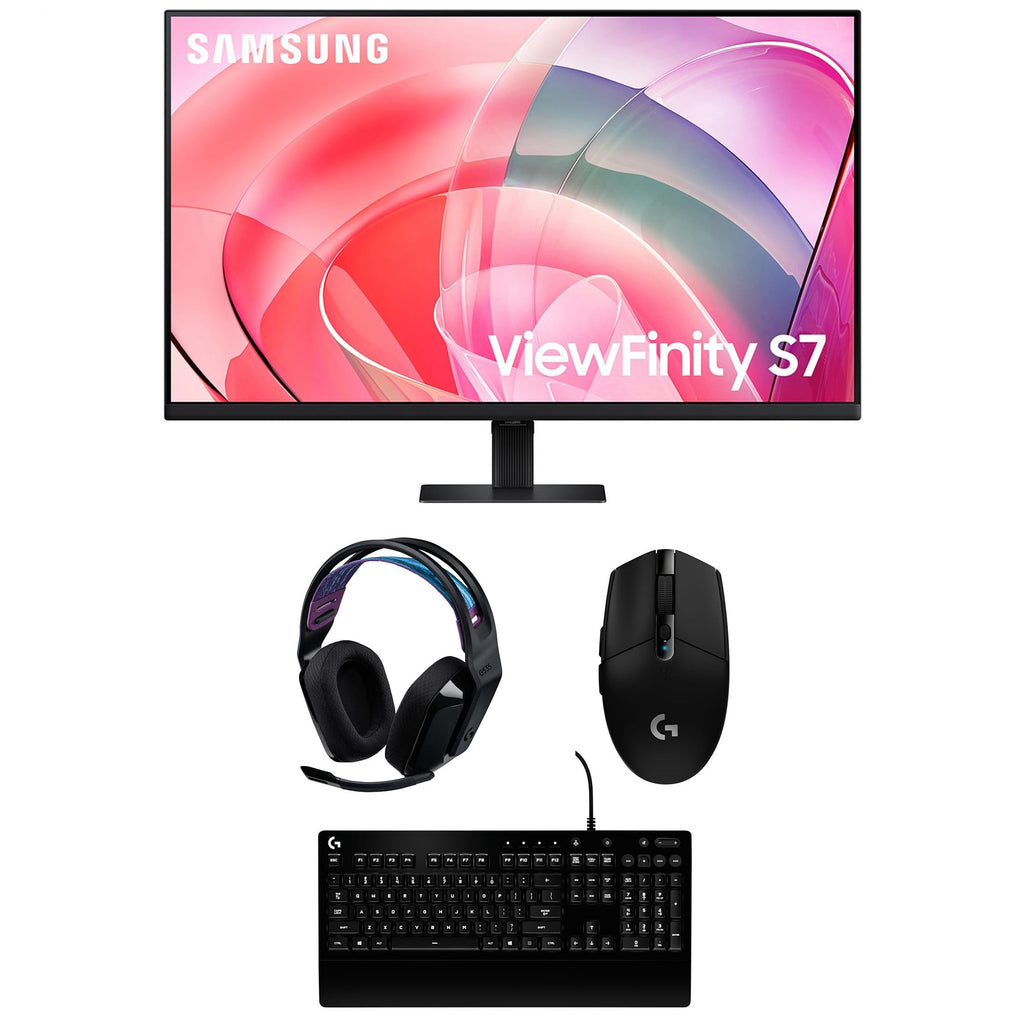 Samsung Computer Monitor with Logitech Computer Accessory Pack