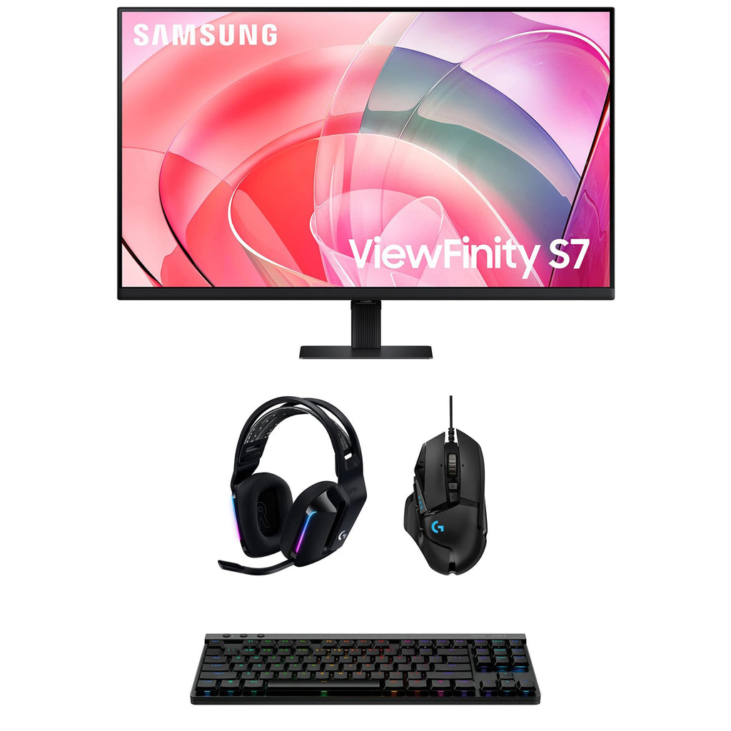 Samsung Computer Monitor with Logitech Computer Accessory Pack