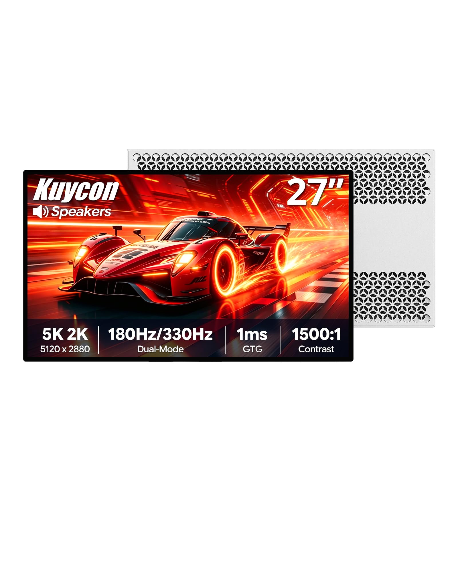 27-Inch 5K Gaming Monitor Dual Mode 180Hz/330Hz