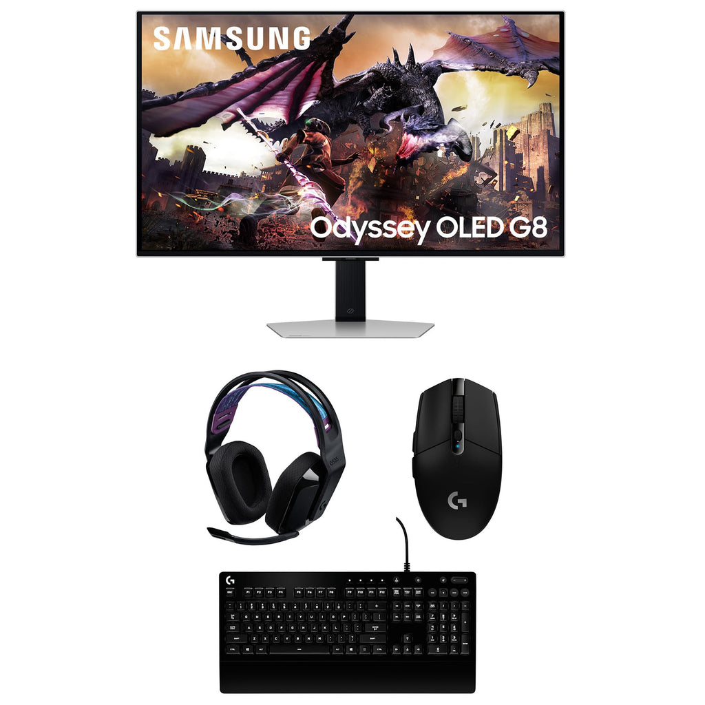 Samsung Computer Monitor with Logitech Computer Accessory Pack