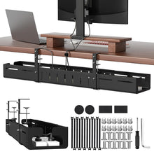 Expandable Under Desk Cable Management Tray