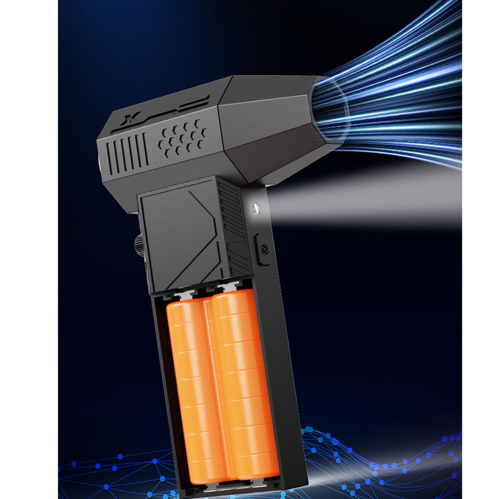 150000RPM Electric Air Duster with LED Light