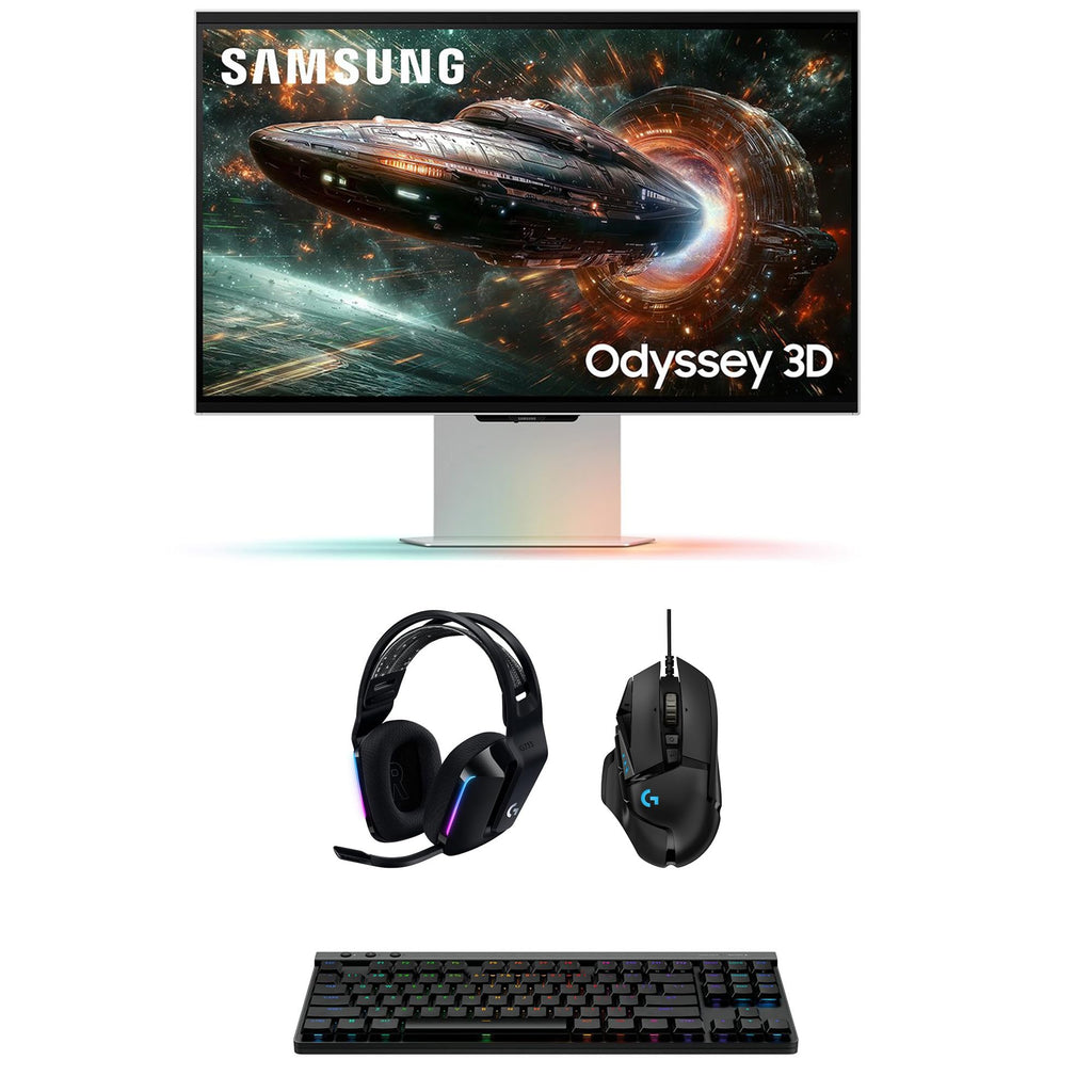 Samsung Computer Monitor with Logitech Computer Accessory Pack