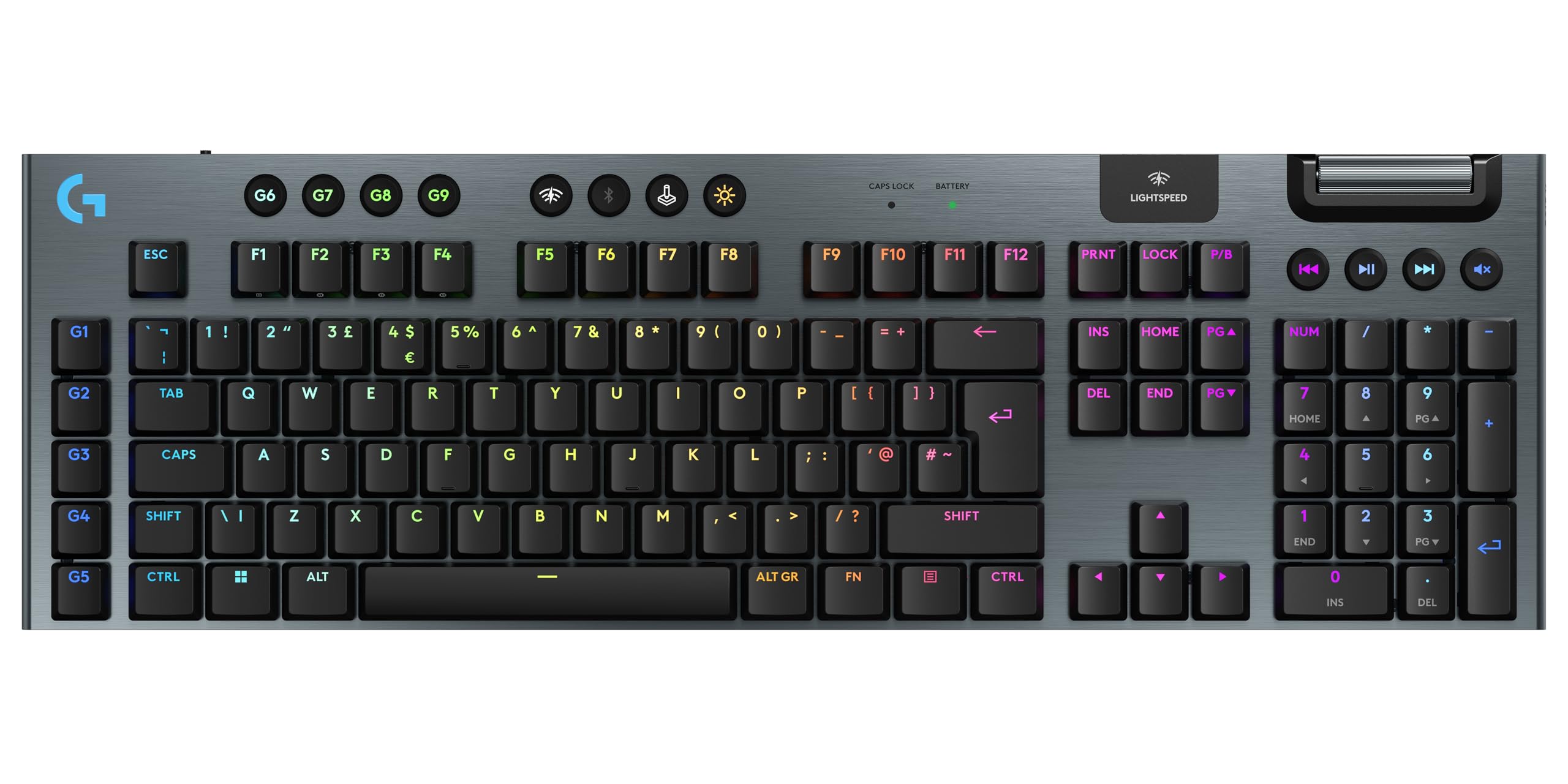 Wired Gaming Keyboard Brown Switch PBT Keycaps
