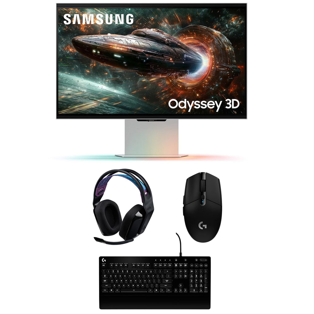 Samsung Computer Monitor with Logitech Computer Accessory Pack